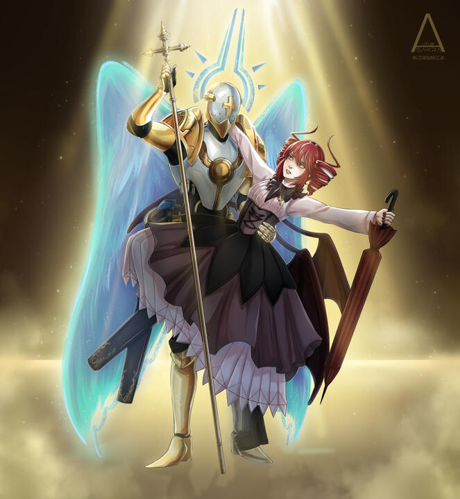 Teto and Gabriel / Fan-art Teto and Gabriel / Fan-art